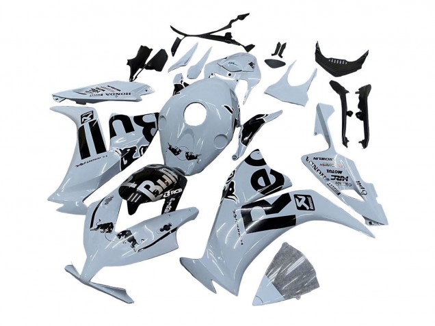 2012-2016 Light Grey Glossy Black Red Bull Honda CBR1000RR Motorcycle Fairings Australia