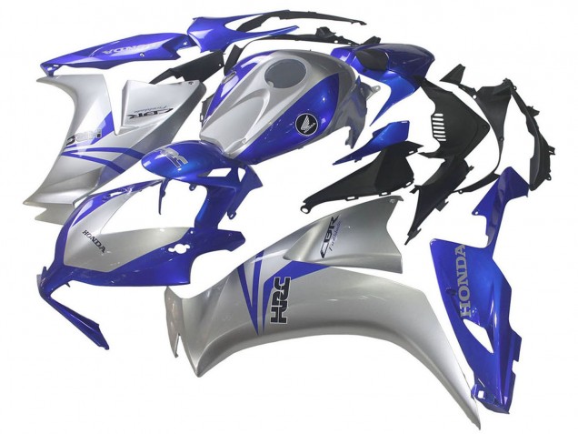2012-2016 Silver Blue HRC Honda CBR1000RR Motorcycle Fairings Australia