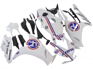 2012-2016 White Blue Red Repsol Honda CBR1000RR Motorcycle Fairings Australia