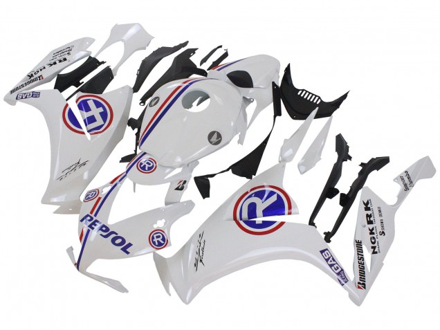 2012-2016 White Blue Red Repsol Honda CBR1000RR Motorcycle Fairings Australia