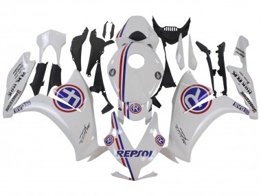 2012-2016 White Blue Red Repsol Honda CBR1000RR Motorcycle Fairings Australia