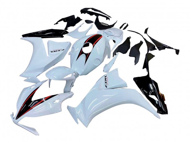 2012-2016 White Glossy Black Honda CBR1000RR Motorcycle Fairings Australia