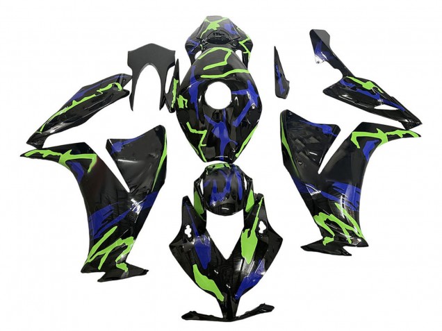 2012-2016 Green Blue Glossy Black Honda CBR1000RR Motorcycle Fairings Australia