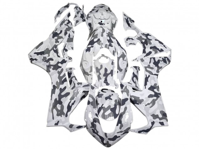 2017-2023 White Grey Camouflage Honda CBR1000RR Motorcycle Fairings Australia