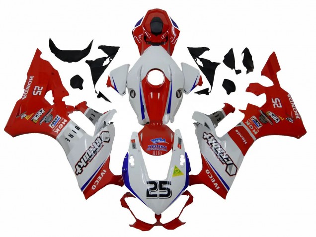 2017-2023 White Red Blue 25 Honda CBR1000RR Motorcycle Fairings Australia