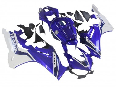 2017-2023 White Blue Honda CBR1000RR Motorcycle Fairings Australia