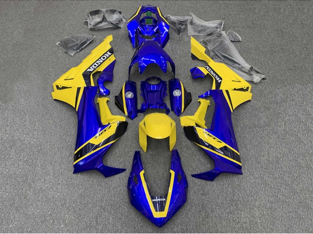 2017-2023 Yellow Blue Honda CBR1000RR Motorcycle Fairings Australia