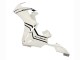 2017-2023 White with Black Stripe Fireblade Honda CBR1000RR Motorcycle Fairings Australia