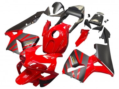 2003-2004 Red Matte Black Racing Honda CBR600RR Motorcycle Fairings Australia