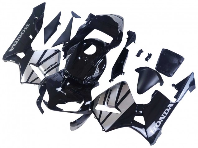 2003-2004 Silver Glossy Black Honda CBR600RR Motorcycle Fairings Australia