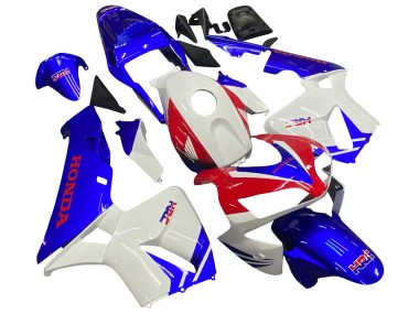 2003-2004 White Blue Red HRC Honda CBR600RR Motorcycle Fairings Australia