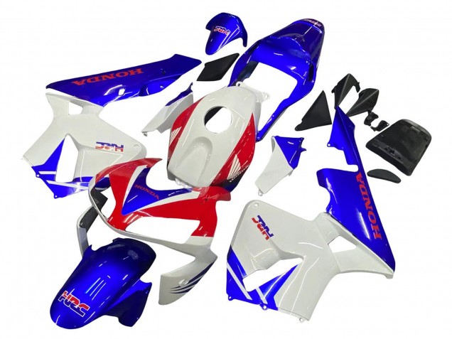 2003-2004 White Blue Red HRC Honda CBR600RR Motorcycle Fairings Australia