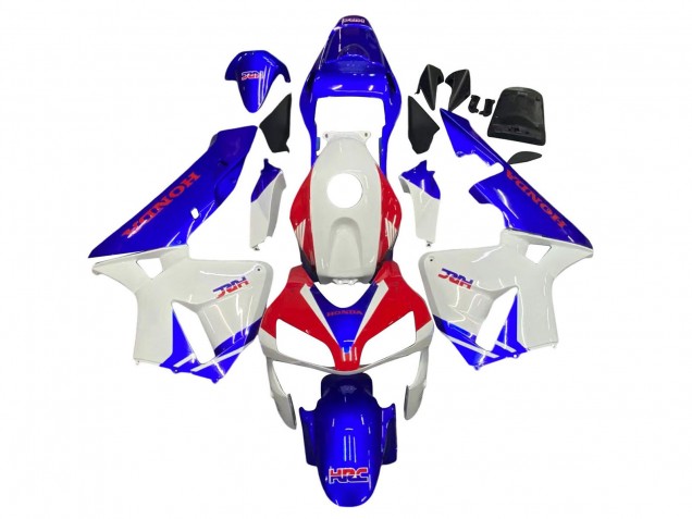 2003-2004 White Blue Red HRC Honda CBR600RR Motorcycle Fairings Australia