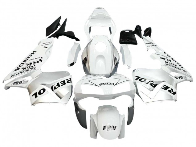 2003-2004 White Silver Black Repsol Honda CBR600RR Motorcycle Fairings Australia