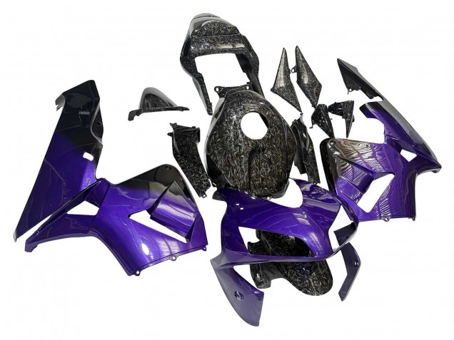 2003-2004 Purple Black Forged Carbon Fiber Honda CBR600RR Motorcycle Fairings Australia