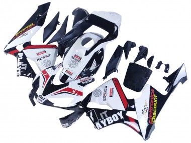 2003-2004 White Red Glossy Black DENSO Rimont Honda CBR600RR Motorcycle Fairings Australia