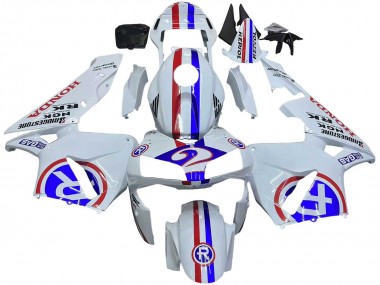 2003-2004 White Red Blue Honda CBR600RR Motorcycle Fairings Australia
