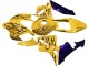 2003-2004 Yellow Black Flame Honda CBR600RR Motorcycle Fairings Australia