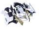 2005-2006 Gold White Black Honda CBR600RR Motorcycle Fairings Australia