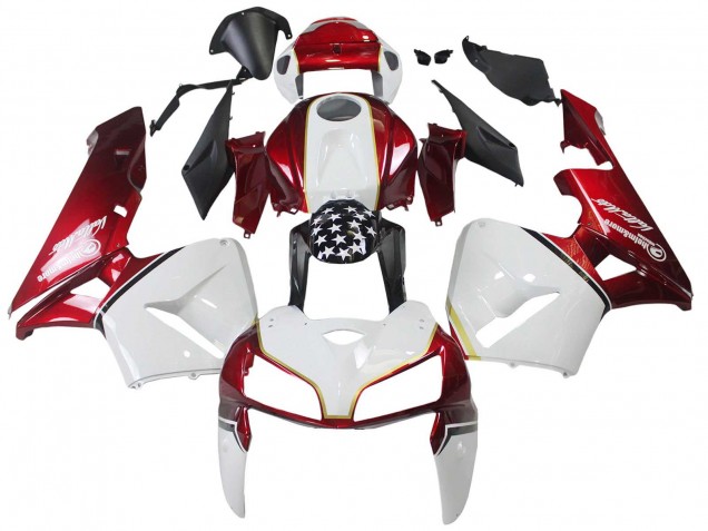 2005-2006 Red White Black Honda CBR600RR Motorcycle Fairing Kits Australia