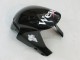 2005-2006 Glossy Black White West Honda CBR600RR Motorcycle Fairings Australia