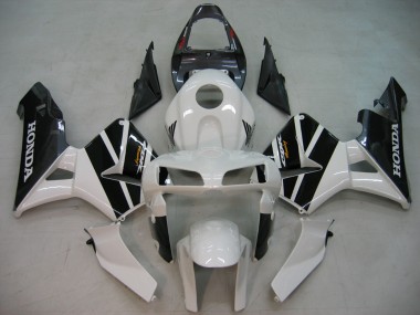 2005-2006 Black White Racing Honda CBR600RR Motorcycle Fairings Australia