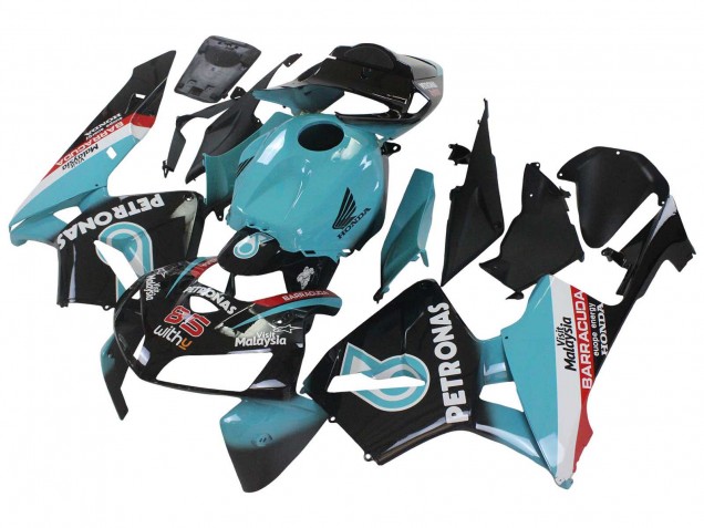 2005-2006 Light Blue Black Petronas Malaysia 85 Honda CBR600RR Motorcycle Fairings Australia