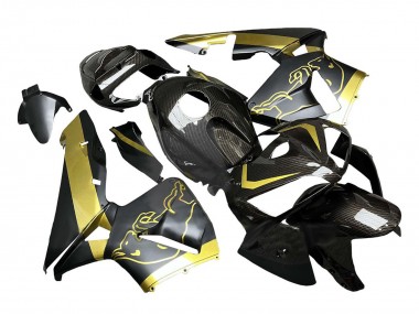 2005-2006 Black Gold Carbon Fiber Honda CBR600RR Motorcycle Fairings Australia