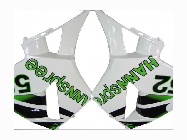 2005-2006 Green White Black hannspree 52 Honda CBR600RR Motorcycle Fairings Australia