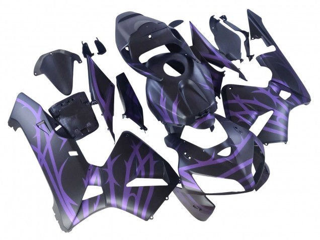 2005-2006 Matte Black Purple Honda CBR600RR Motorcycle Fairings Australia