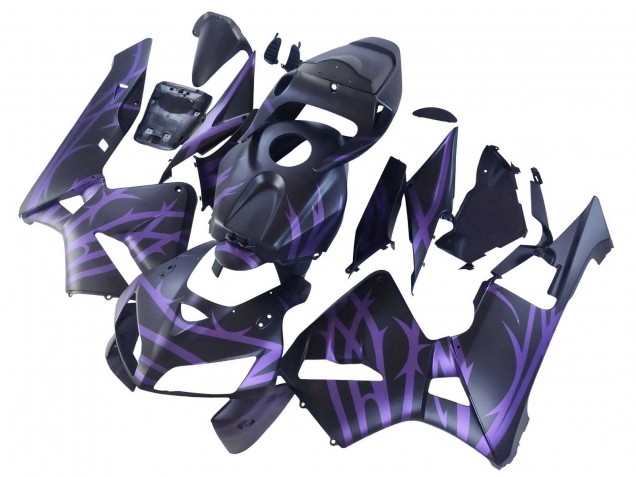 2005-2006 Matte Black Purple Honda CBR600RR Motorcycle Fairings Australia