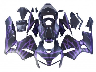 2005-2006 Matte Black Purple Honda CBR600RR Motorcycle Fairings Australia