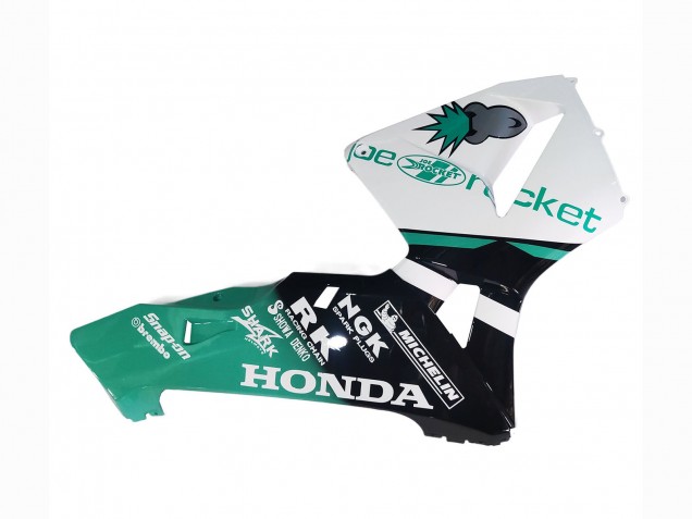 2005-2006 Light Green White Glossy Black Joe Rocket Honda CBR600RR Motorcycle Fairings Australia