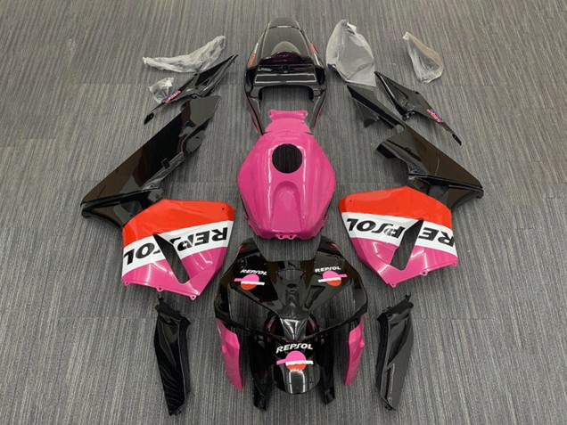 2005-2006 Pink Red Black Repsol Honda CBR600RR Motorcycle Fairings Australia