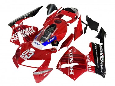 2005-2006 Red Black Valsir 03 Honda CBR600RR Motorcycle Fairings Australia