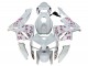2005-2006 White with Cherry Blossom Honda CBR600RR Motorcycle Fairings Australia