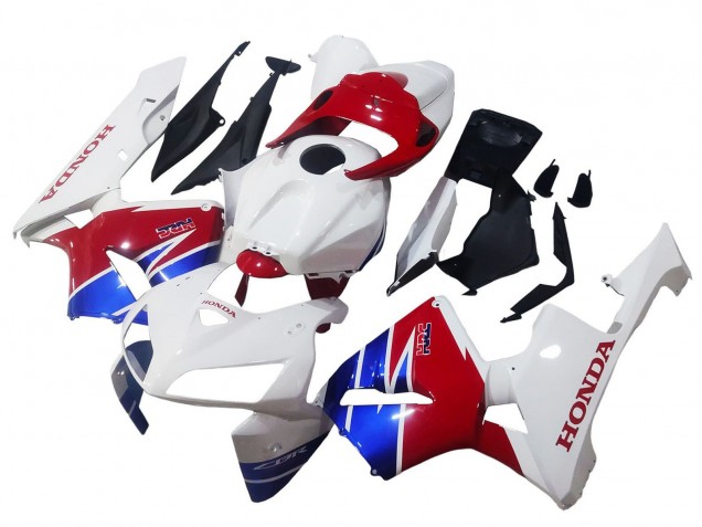 2005-2006 White Blue Red Honda CBR600RR Motorcycle Fairings Australia
