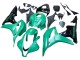 2007-2008 Green Glossy Black Honda CBR600RR Bike Fairings Australia