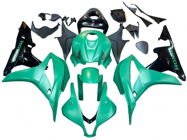 2007-2008 Green Glossy Black Honda CBR600RR Bike Fairings Australia