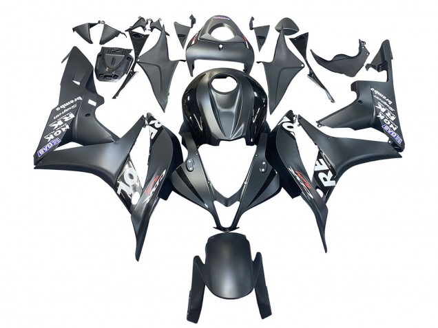2007-2008 Matte Black White Repsol Honda CBR600RR Motorcycle Fairing Australia
