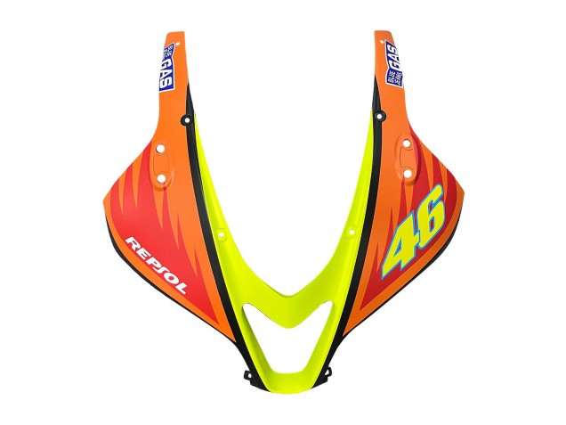 2007-2008 Matte Black Orange Red Rossi Repsol 46 Honda CBR600RR Motorcycle Fairings Australia