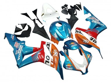 2007-2008 Orange White Red Blue Repsol Honda CBR600RR Motorcycle Fairings Australia