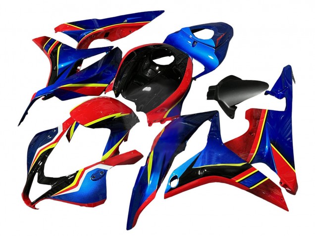 2007-2008 Blue Red Yellow Glossy Black Honda CBR600RR Motorcycle Fairings Australia