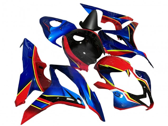 2007-2008 Blue Red Yellow Glossy Black Honda CBR600RR Motorcycle Fairings Australia