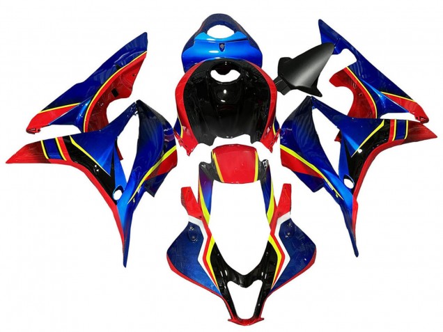 2007-2008 Blue Red Yellow Glossy Black Honda CBR600RR Motorcycle Fairings Australia