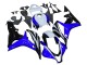 2007-2008 White Blue Glossy Black Honda CBR600RR Motorcycle Fairing Australia
