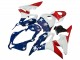 2007-2008 White Blue Red Star Honda CBR600RR Motorcycle Fairings Australia