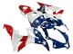 2007-2008 White Blue Red Star Honda CBR600RR Motorcycle Fairings Australia