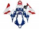2007-2008 White Blue Red Star Honda CBR600RR Motorcycle Fairings Australia