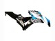 2007-2008 White Light Blue Glossy Black Honda CBR600RR Motorcycle Fairings Australia